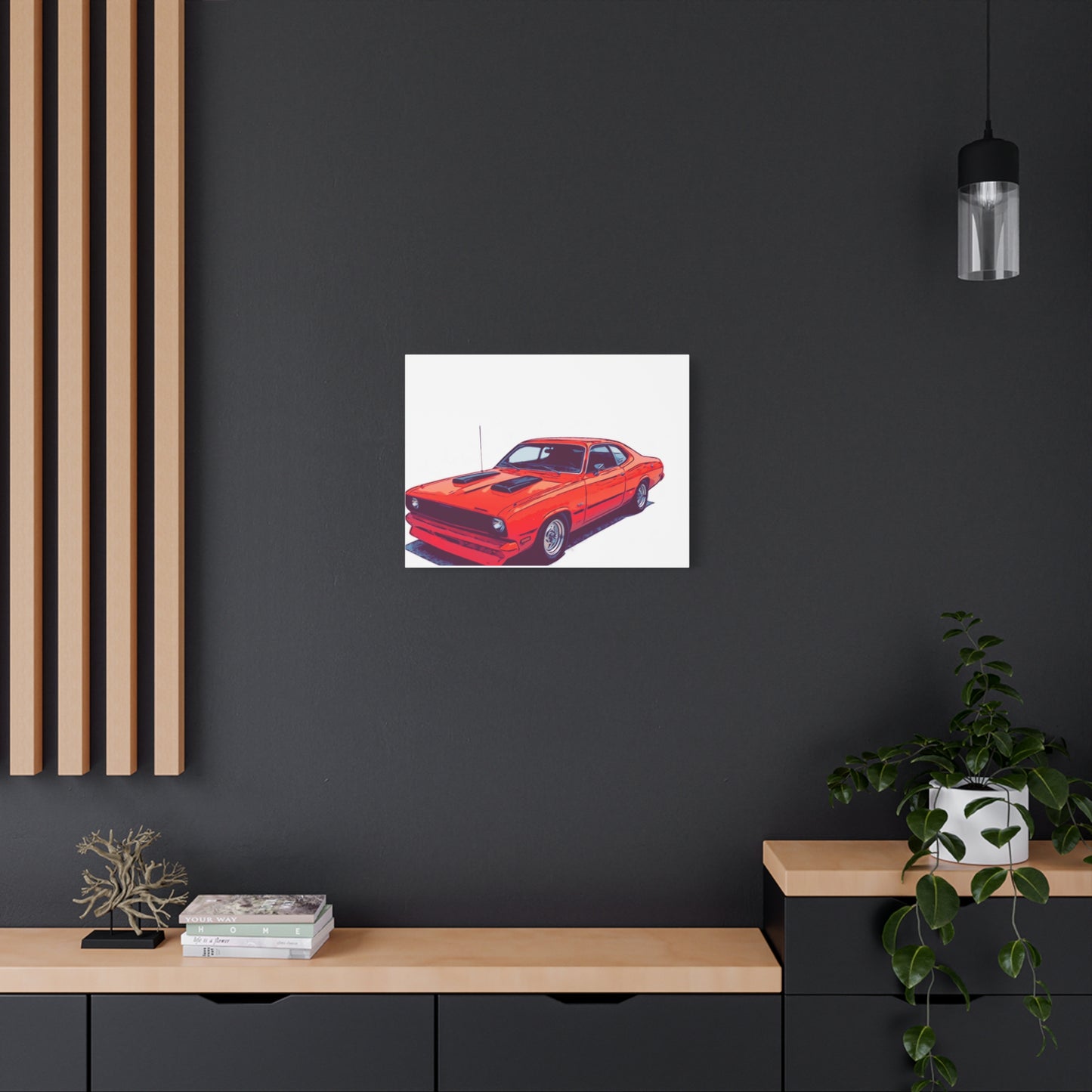 Cinderline Sprint – Classic Street Muscle Comic Car Wall Art