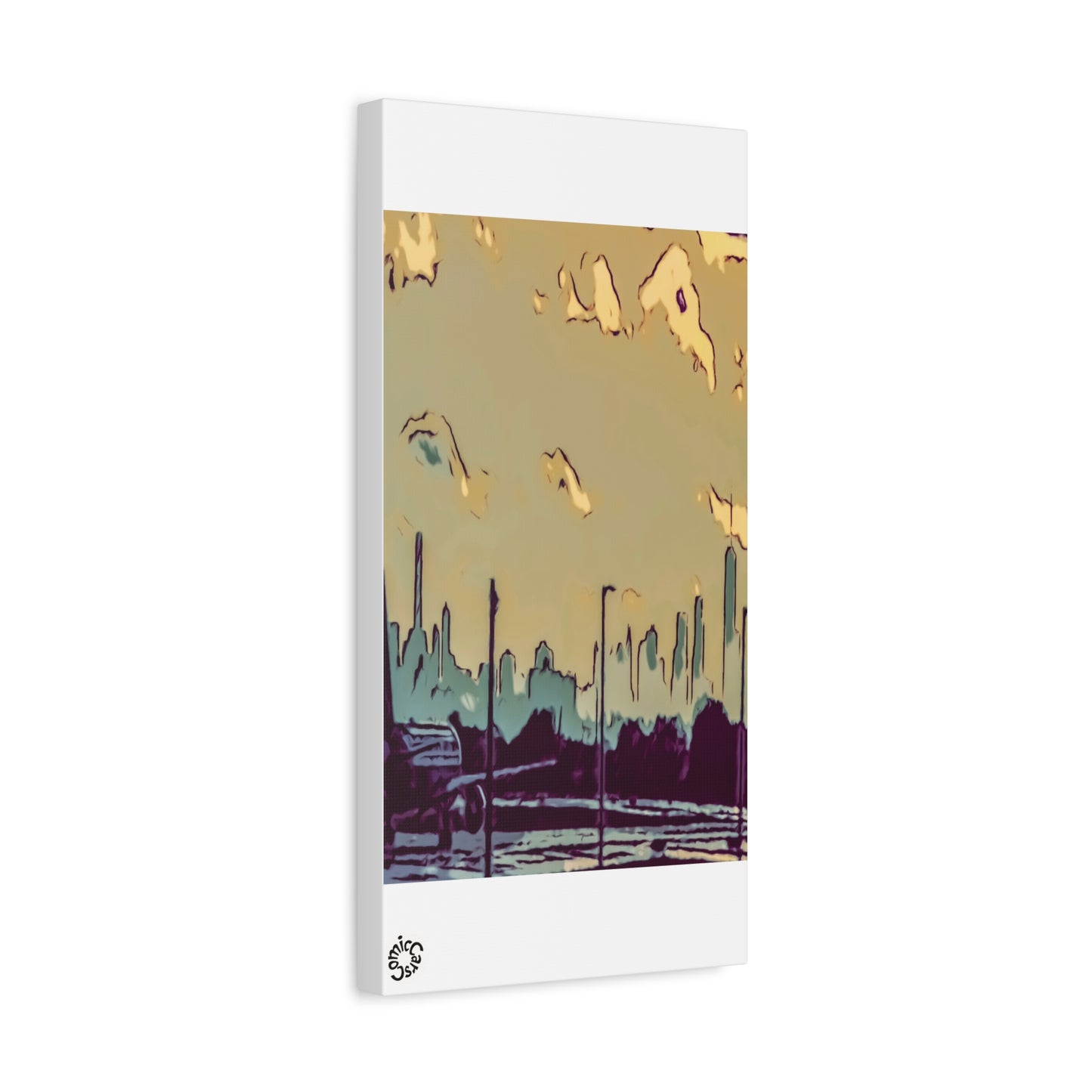 New York City JFK Airport Matte Canvas Wall Art Urban Home Decor