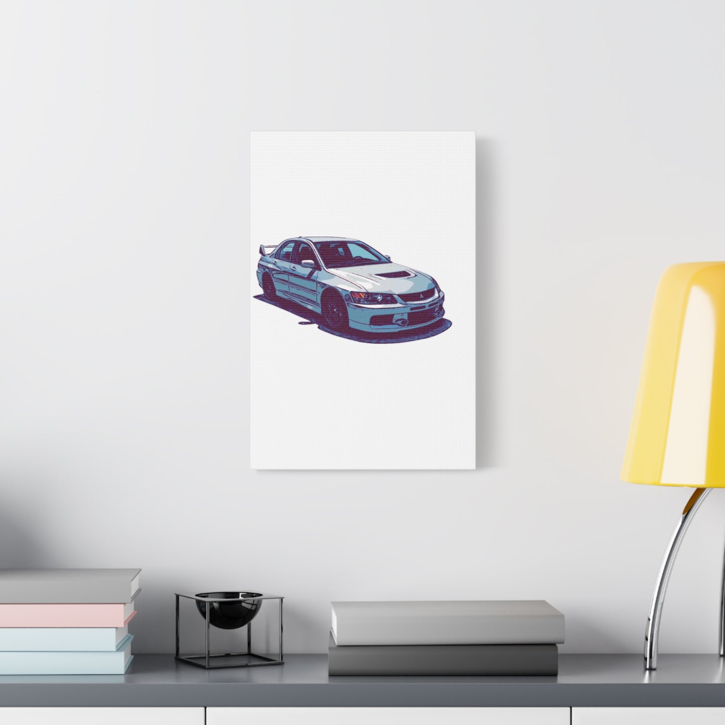 Rally Bloodline – Turbo Performance Sedan Comic Car Wall Art