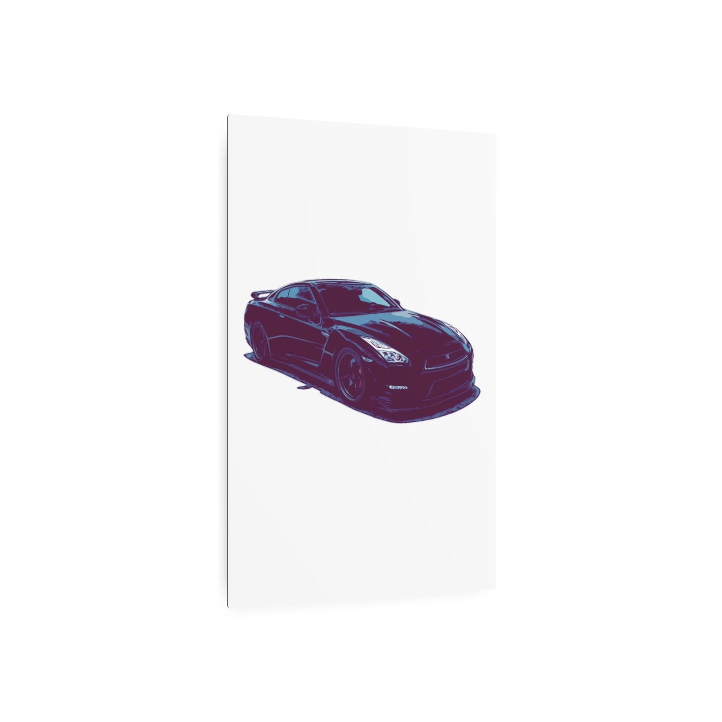 Torque After Dark – Street-Dominant Performance Coupe Comic Car Wall Art