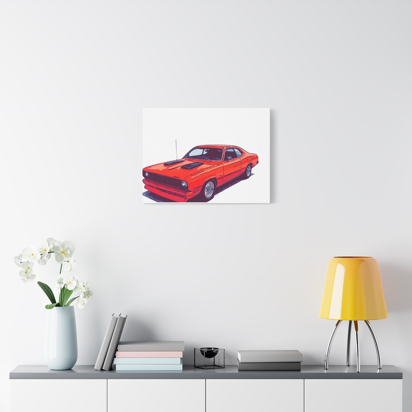 Cinderline Sprint – Classic Street Muscle Comic Car Wall Art