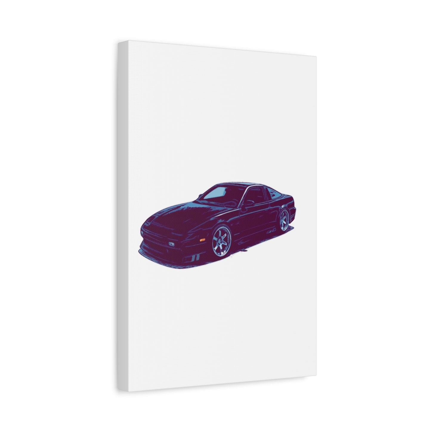 Midnight Drift – JDM Street Coupe Comic Wall Art
