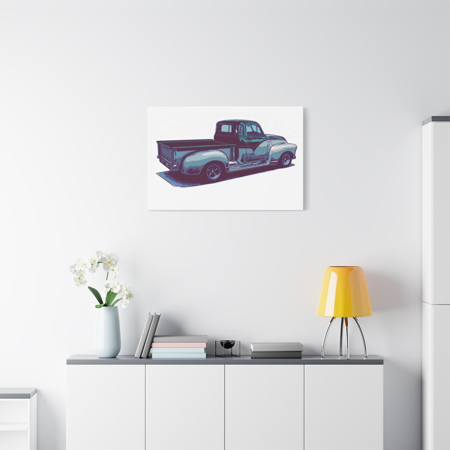 Iron Hauler ’52 – Vintage Pickup Comic Car Wall Art