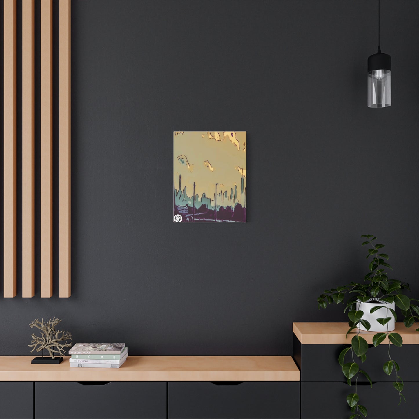 New York City JFK Airport Matte Canvas Wall Art Urban Home Decor