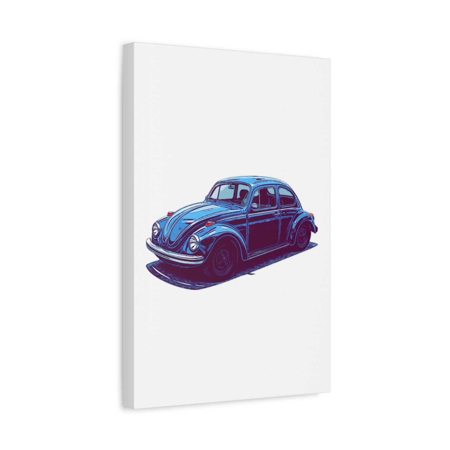 Blue Collar Classic – Vintage Air-Cooled Comic Car Wall Art