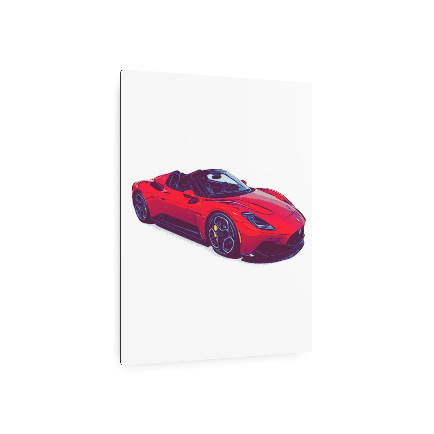 Scarlet Velocity – Modern Exotic Convertible Comic Wall Art