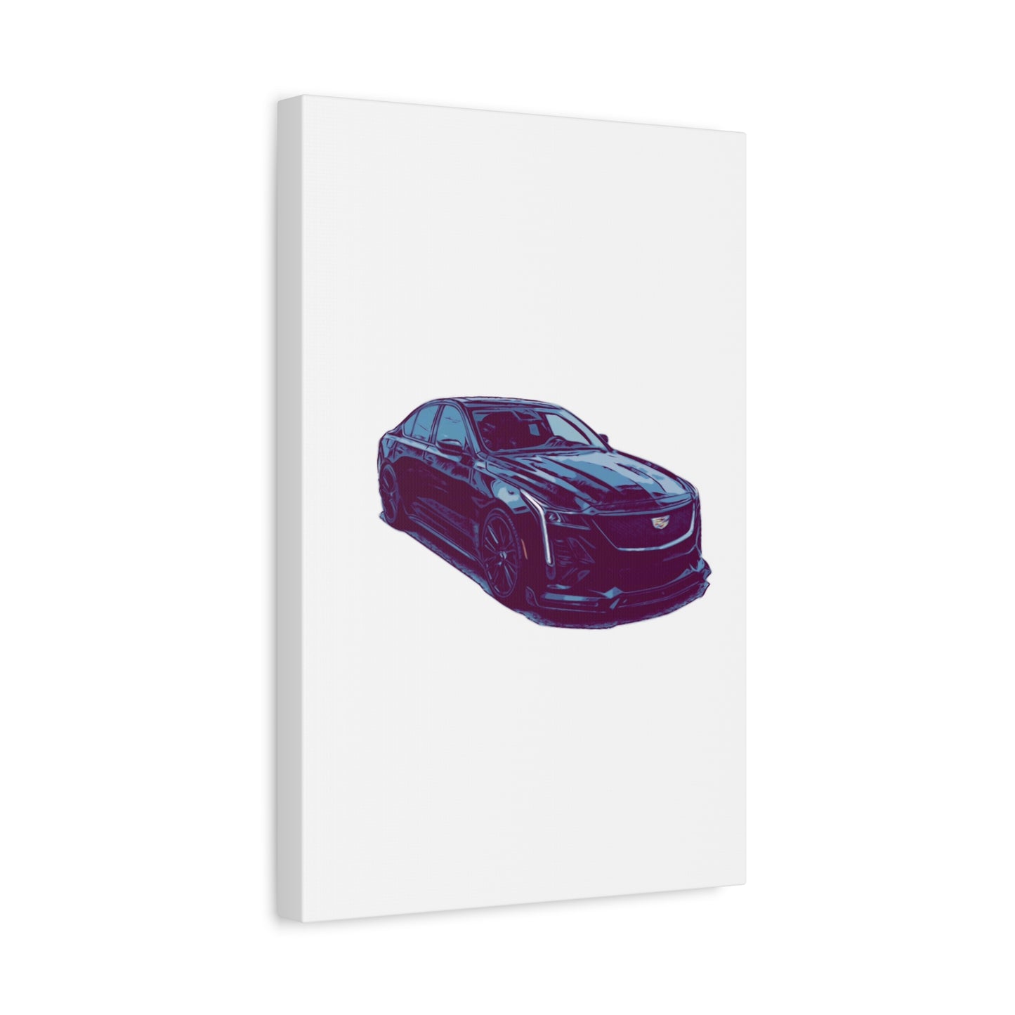 Midnight Precision – Luxury Performance Sedan Comic Wall Art