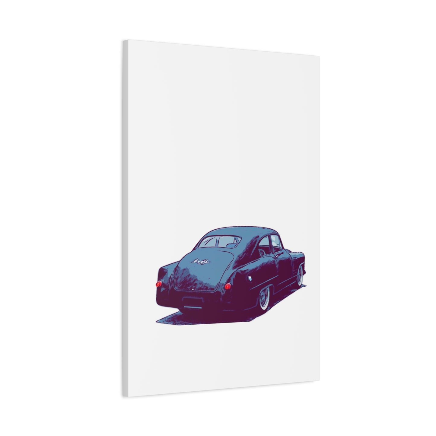 Taildrag Tradition – Vintage Custom Coupe Comic Wall Art