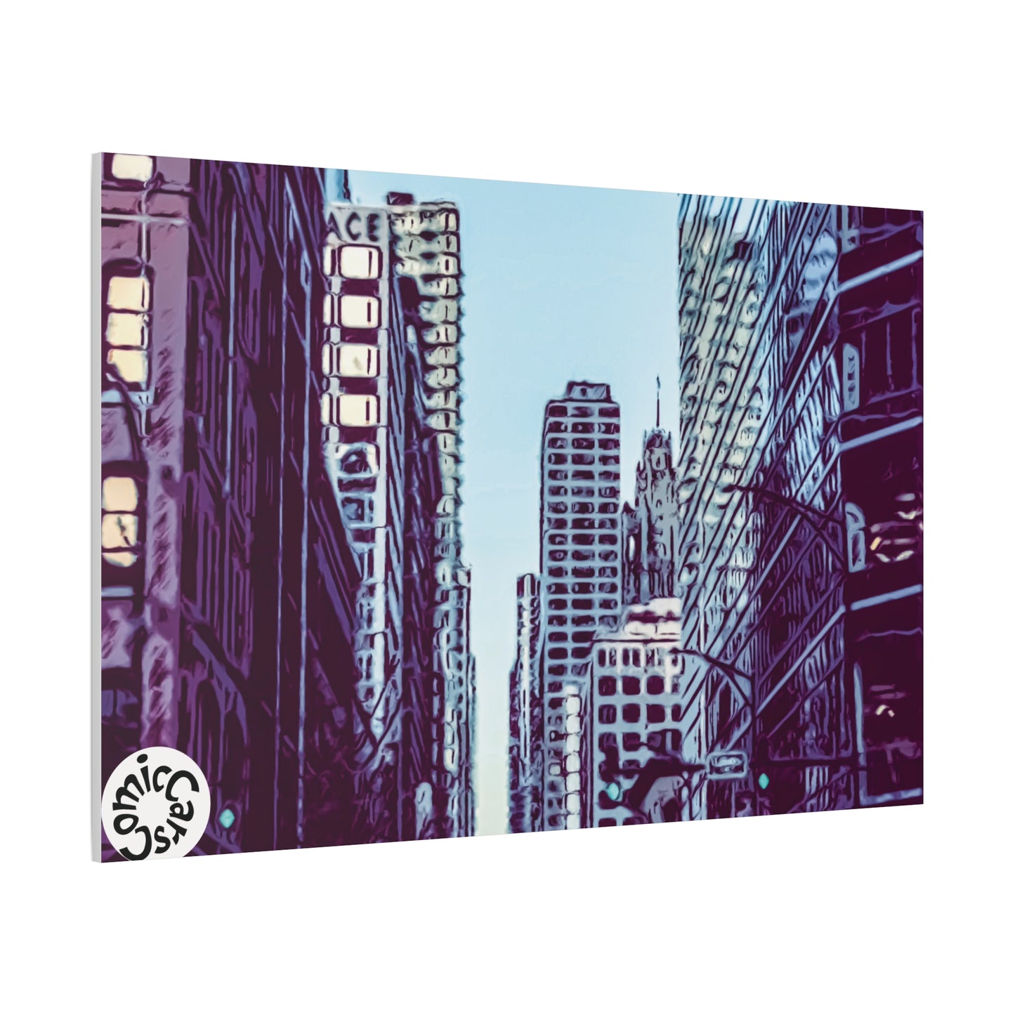 Chi-Town Cruises Matte Canvas Wall Art Urban Decor for Home and Office