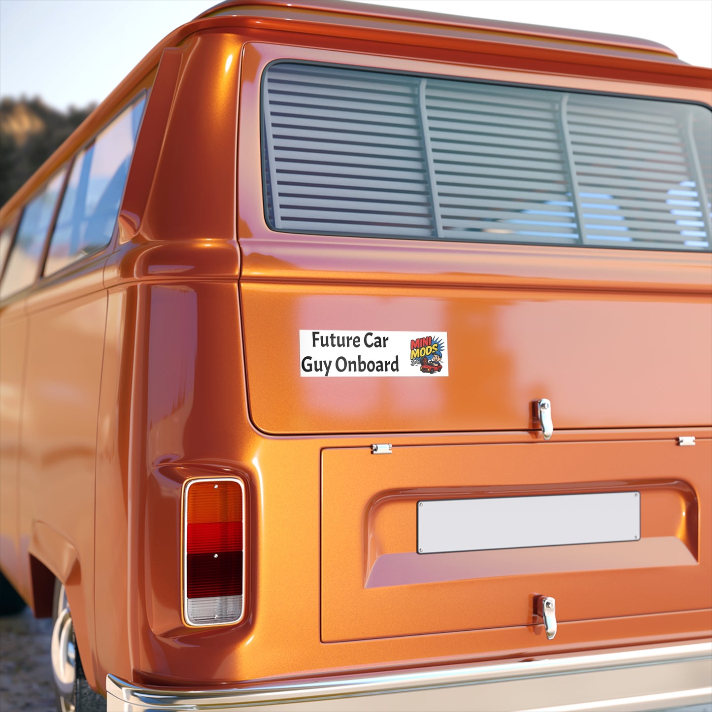 Future Car Guy Onboard Bumper Sticker