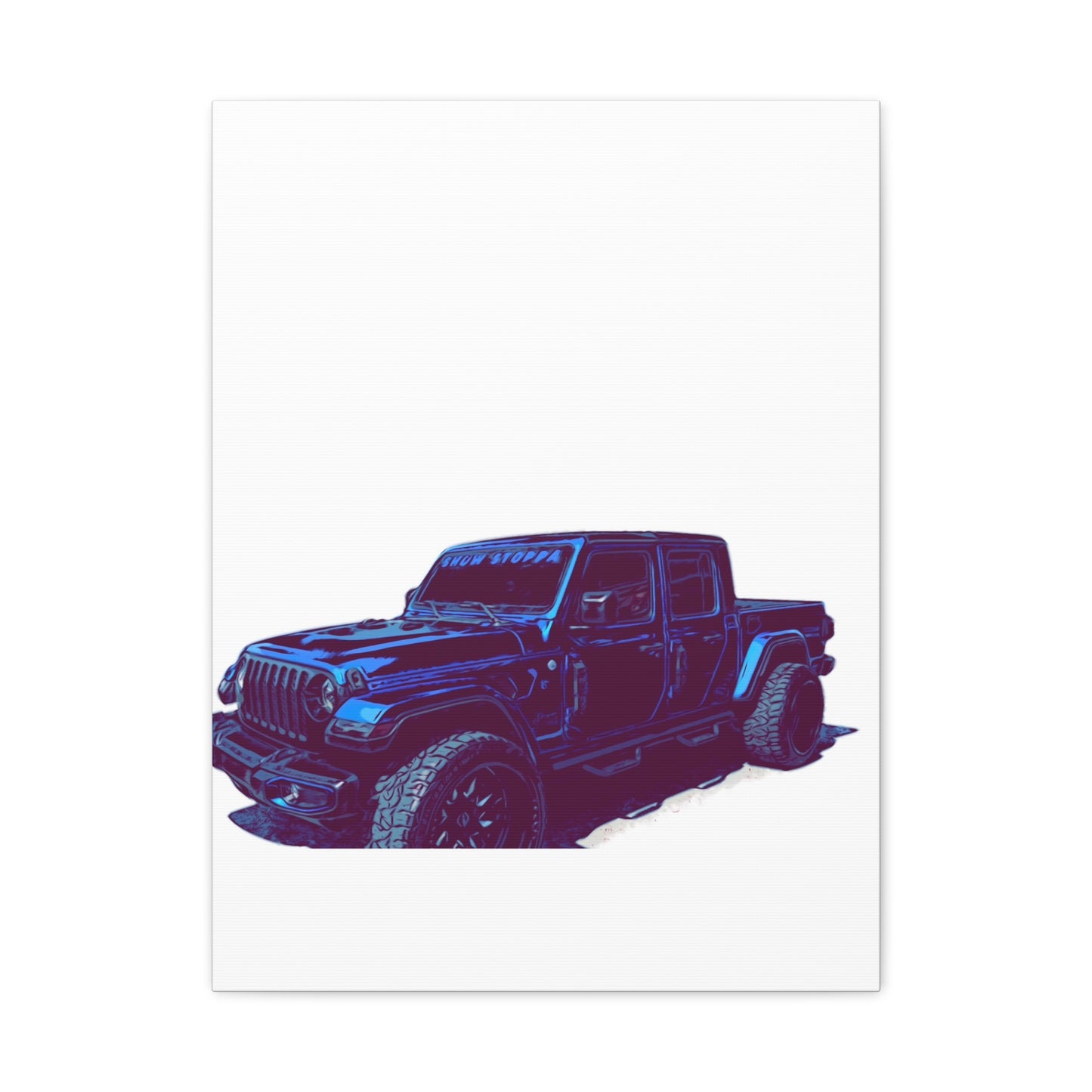 Show Stoppa – Lifted Off-Road Truck Comic Wall Art