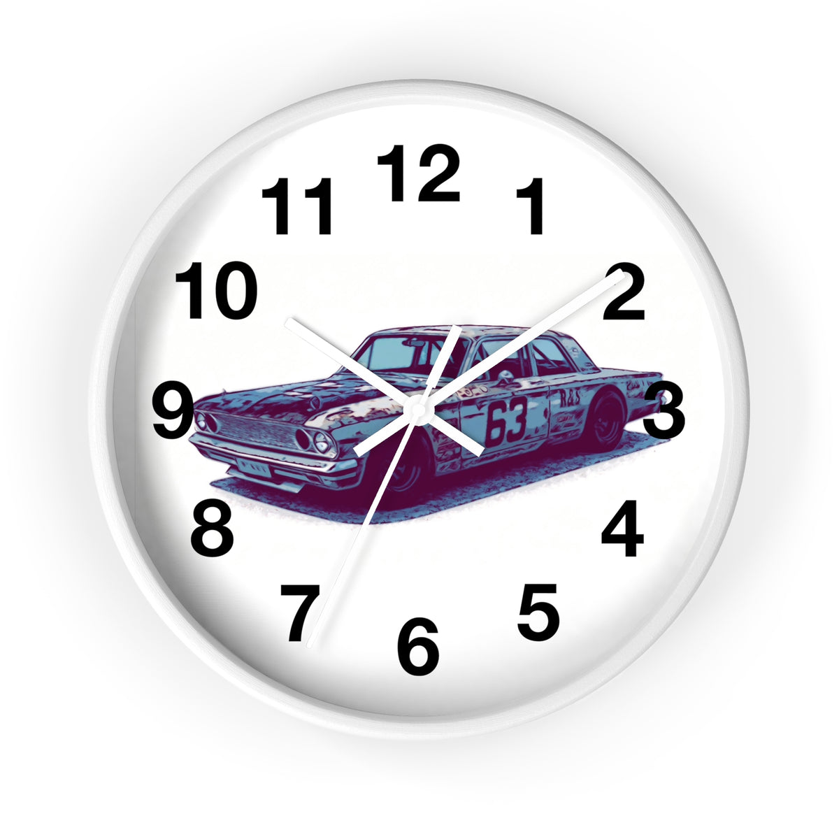 Comic My Ride Wall Clock