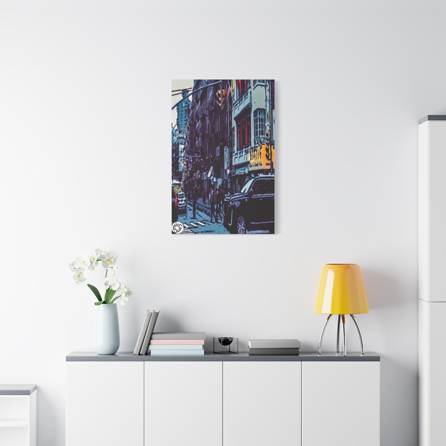 New York City, NYC, Chinatown, New York, Matte Canvas Wall Art