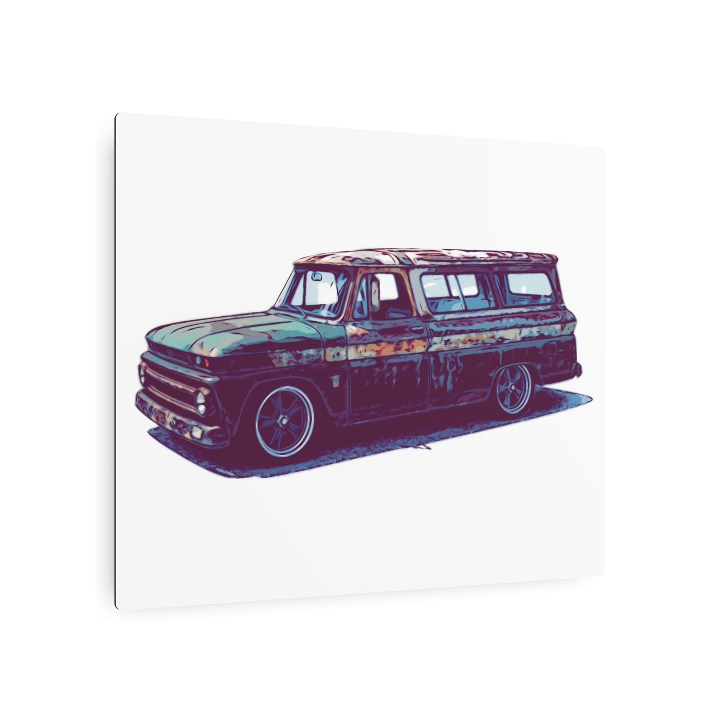 Rustline Voyager – Patina Classic Suburban Comic Wall Art