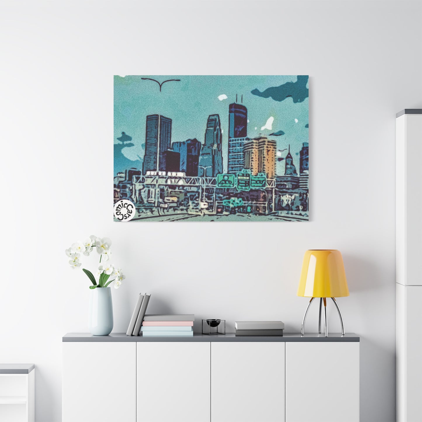 Minneapolis Cruises City Matte Canvas Wall Art