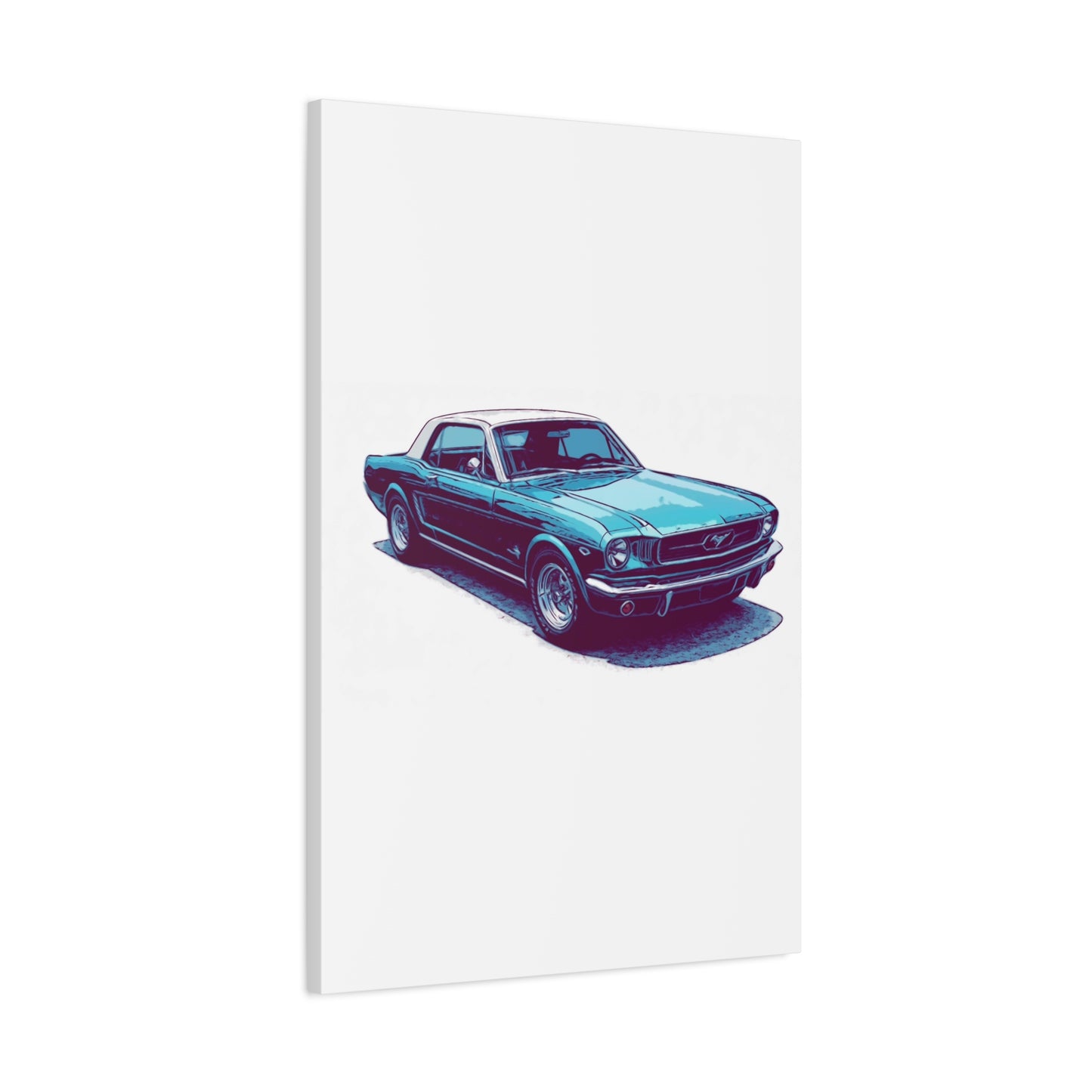 First-Gen Freedom – Classic Pony Car Comic Car Wall Art