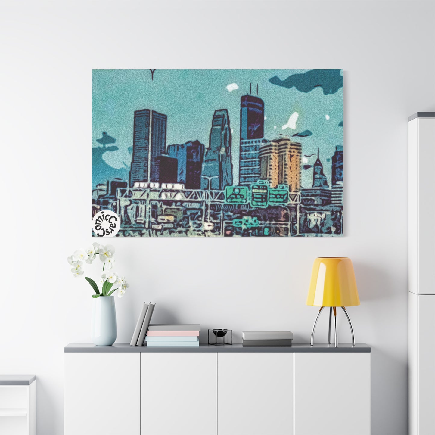 Minneapolis Cruises City Matte Canvas Wall Art