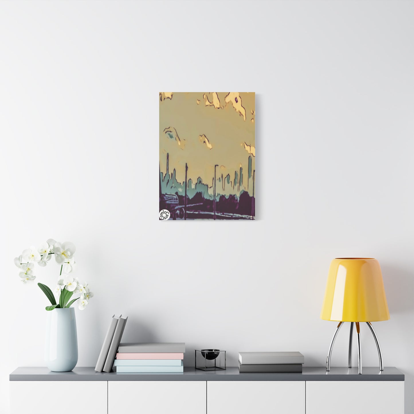 New York City JFK Airport Matte Canvas Wall Art Urban Home Decor