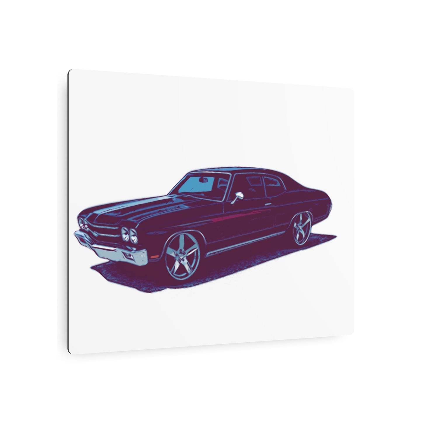 Steelline Sovereign – Classic Muscle Sedan Comic Wall Art