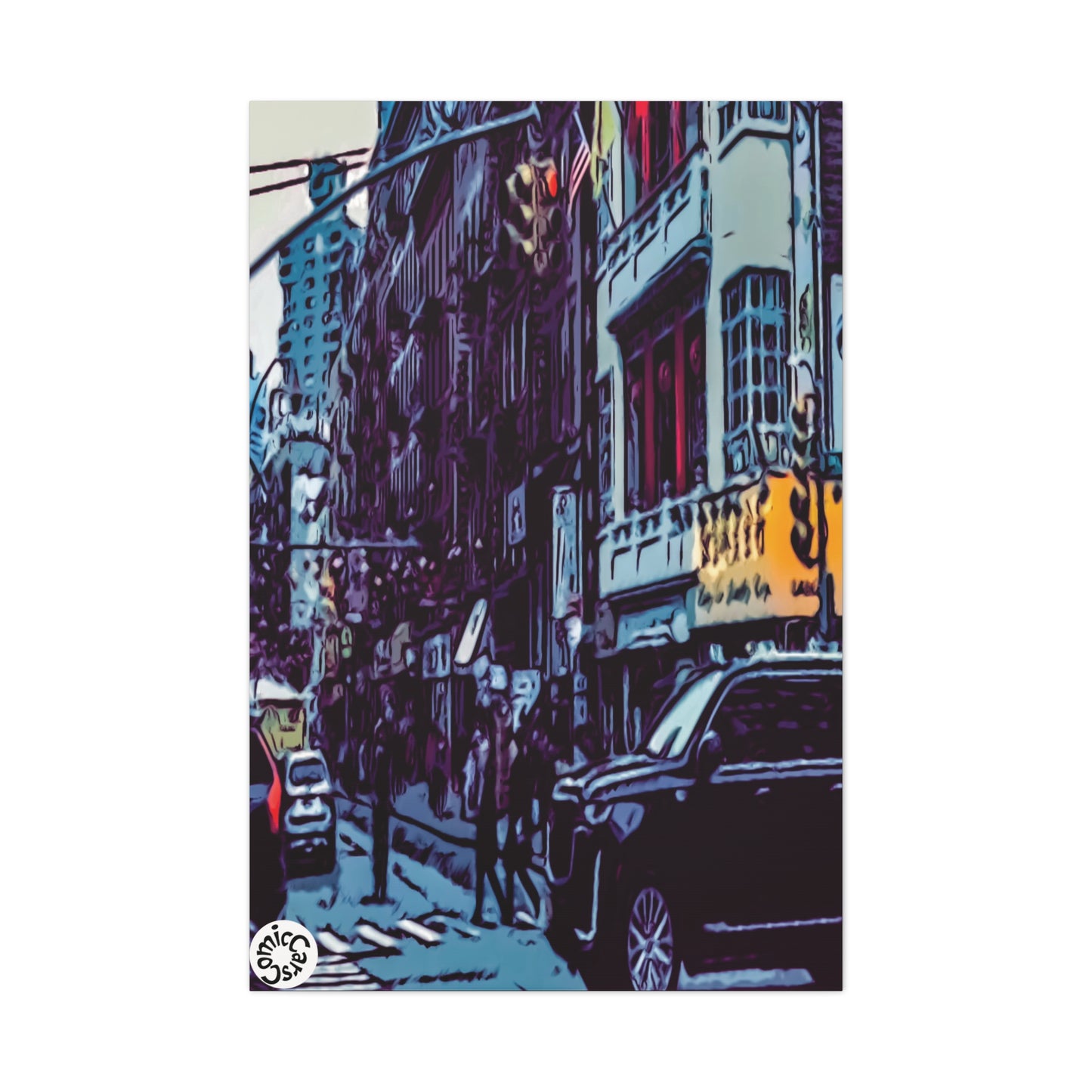 New York City, NYC, Chinatown, New York, Matte Canvas Wall Art