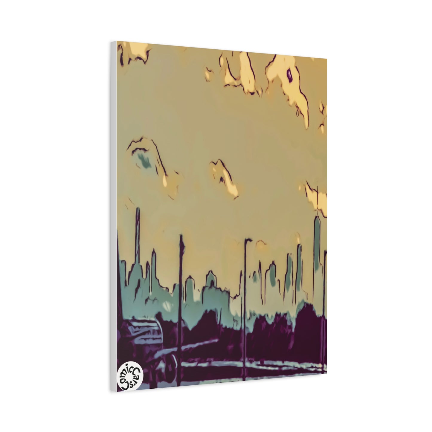 New York City JFK Airport Matte Canvas Wall Art Urban Home Decor
