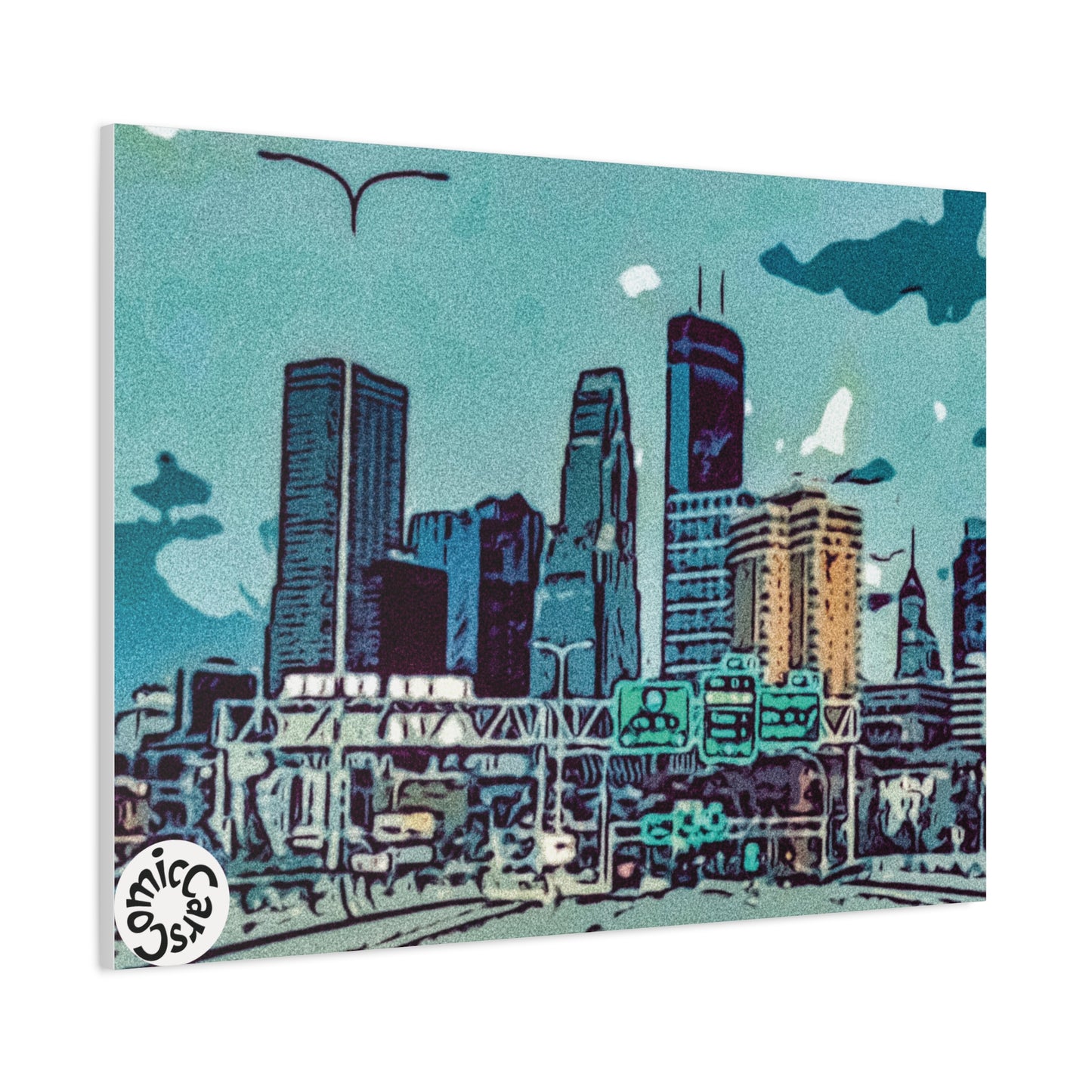 Minneapolis Cruises City Matte Canvas Wall Art