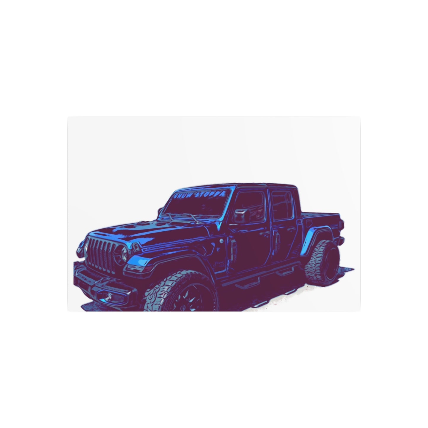 Show Stoppa – Lifted Off-Road Truck Comic Wall Art