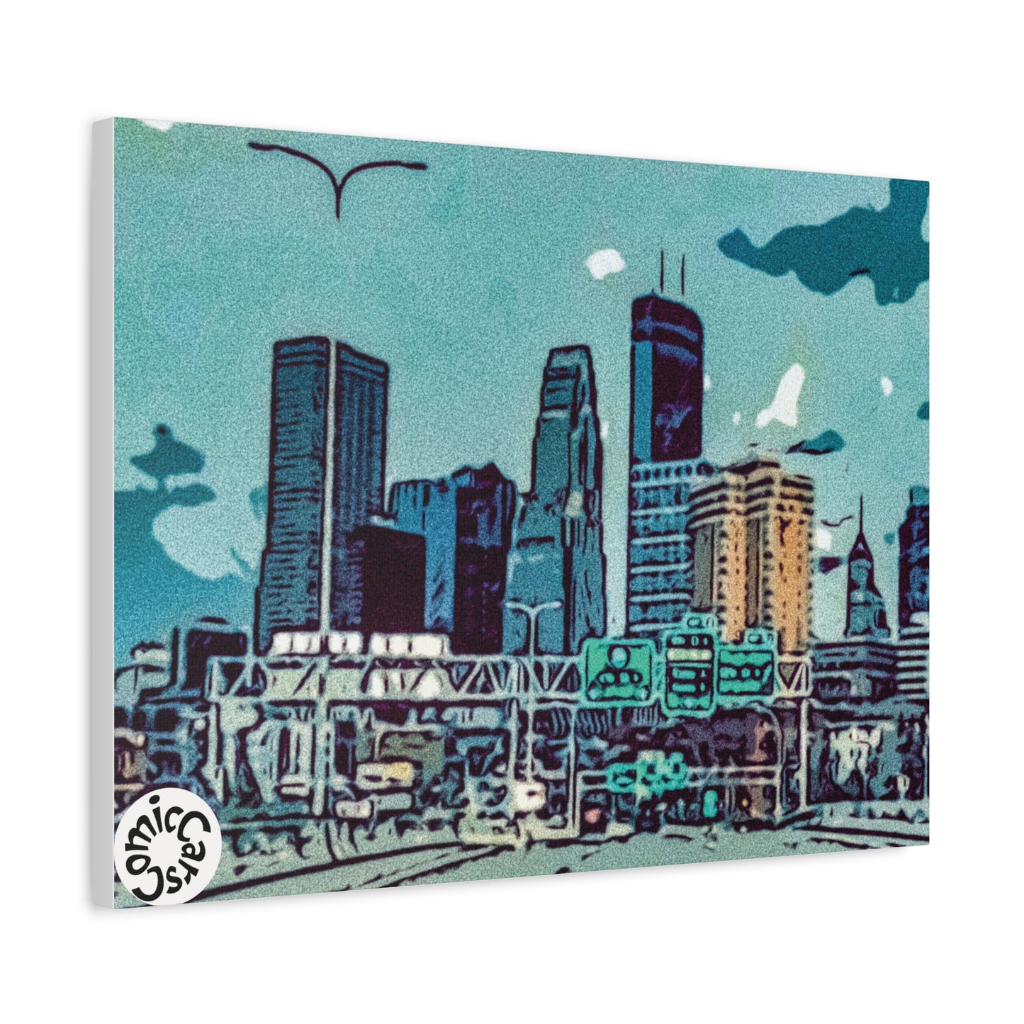 Minneapolis Cruises City Matte Canvas Wall Art