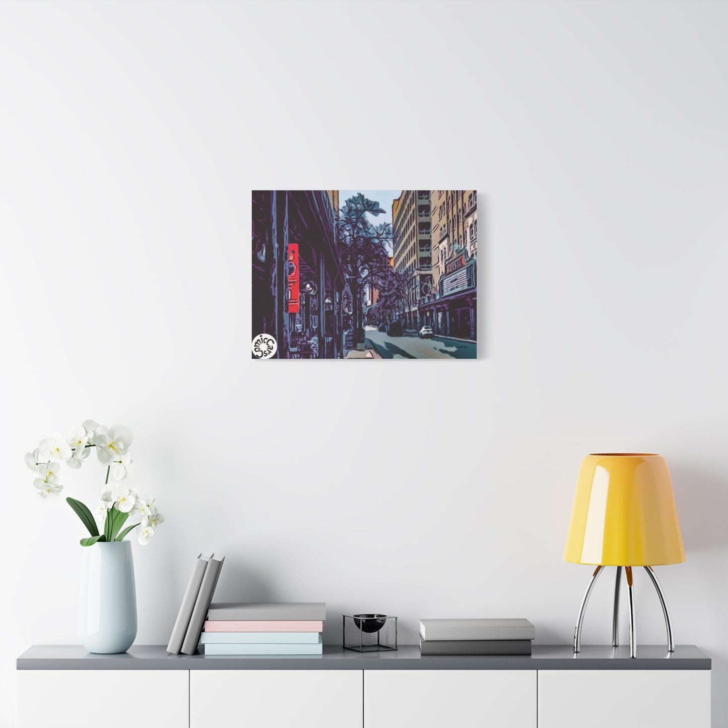 San Antonio Cruises City Matte Canvas Wall Art