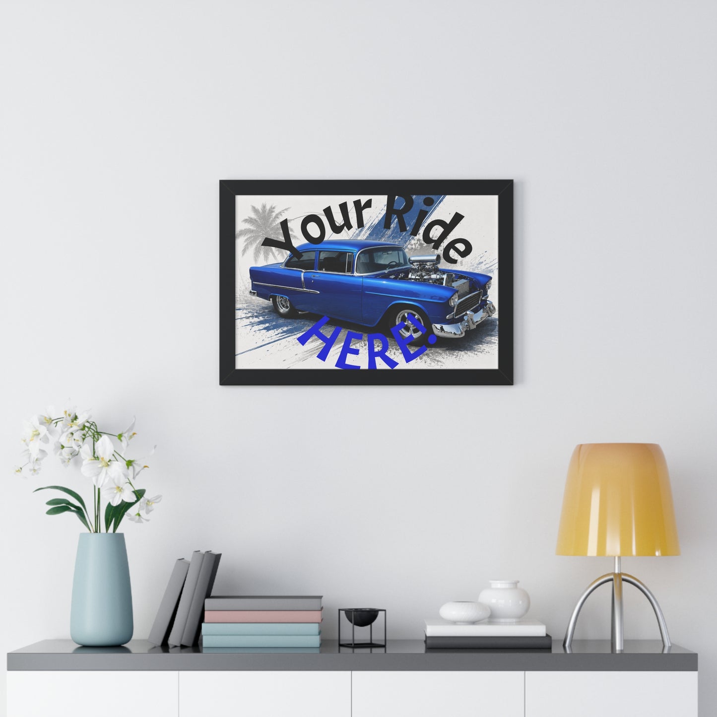 Comic My Ride - Framed Horizontal Poster