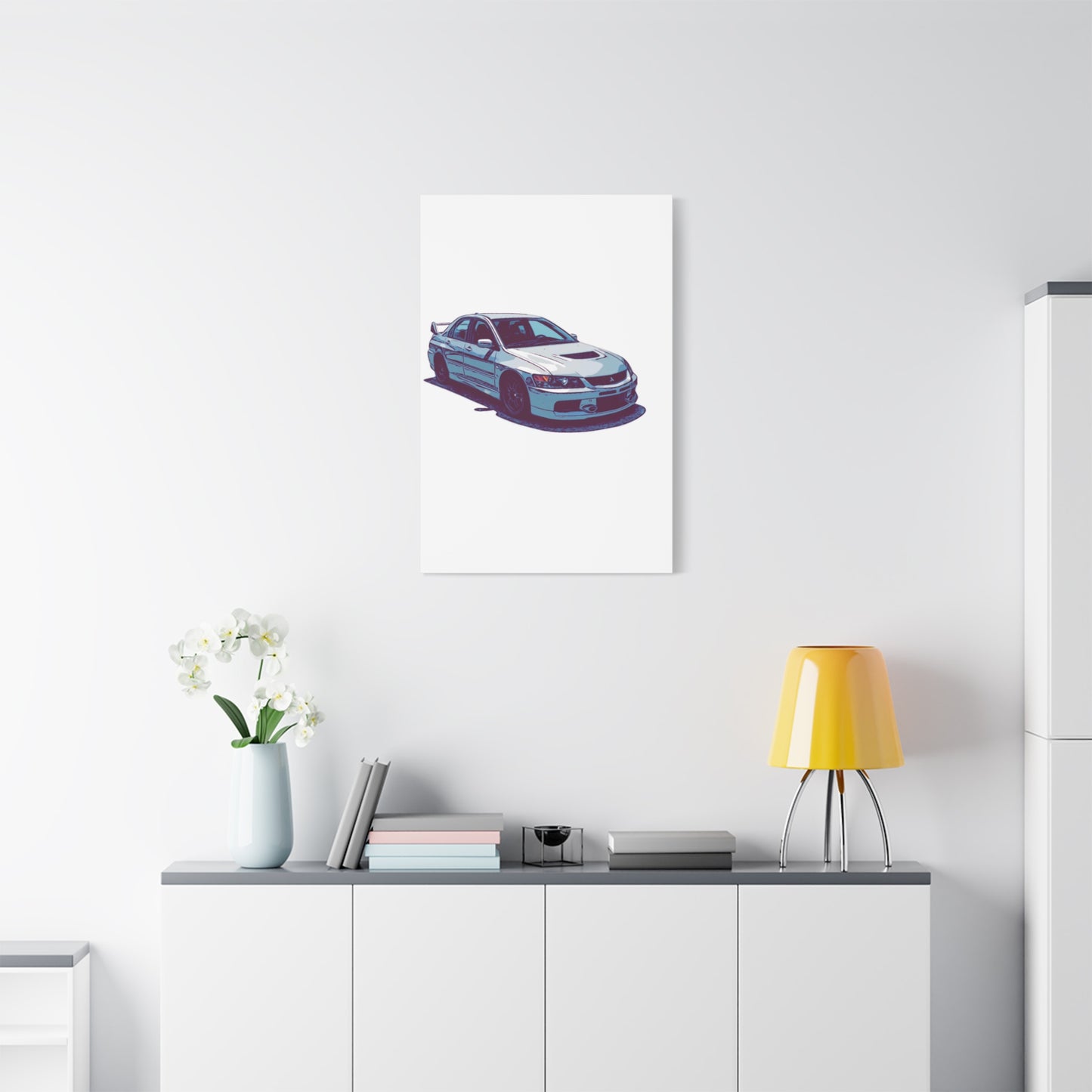 Rally Bloodline – Turbo Performance Sedan Comic Car Wall Art