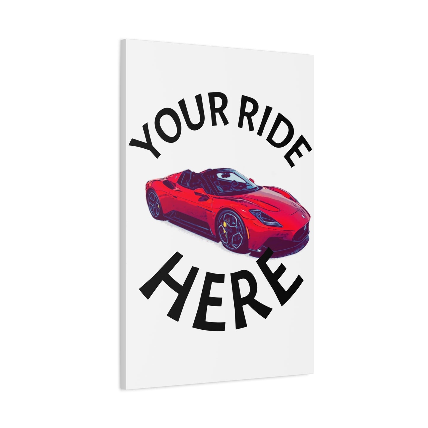 Comic My Ride – Custom Cartoon Car Illustration from Your Vehicle Photo