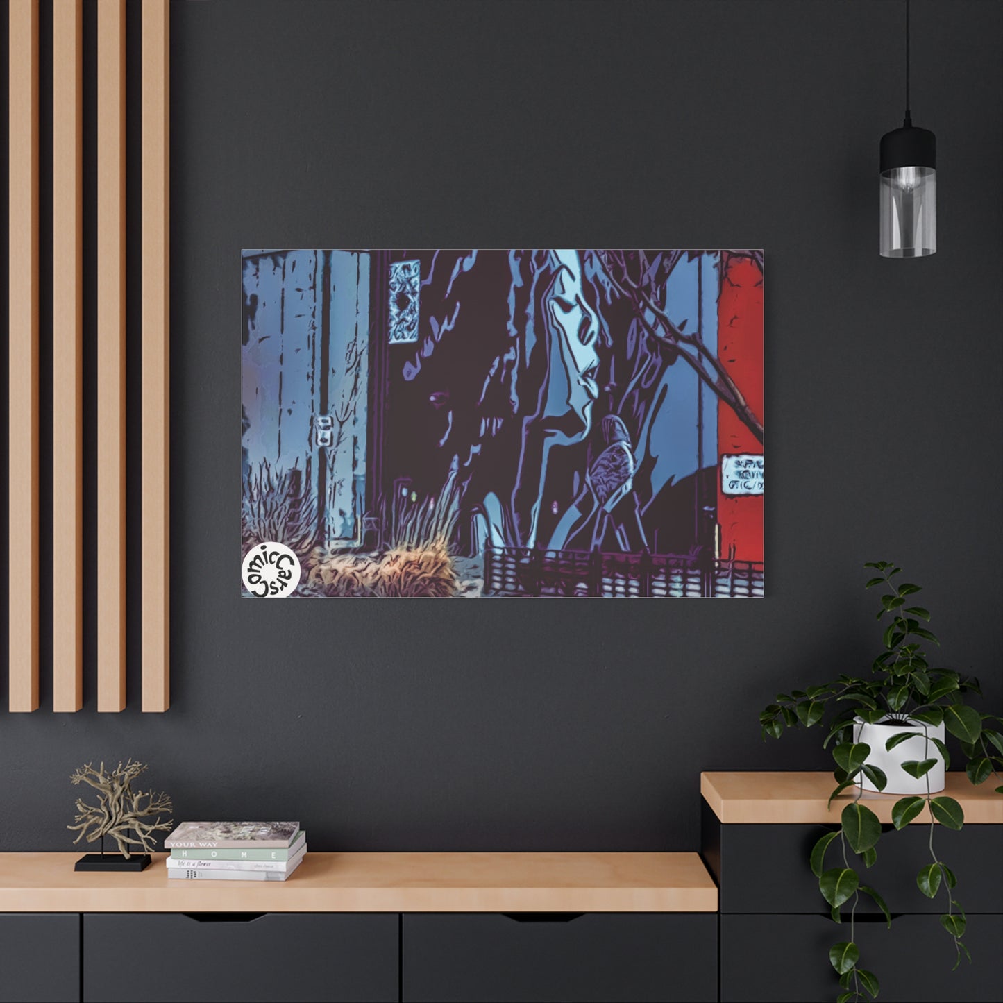 Sioux Falls Street Art Matte Canvas Wall Art Urban Home Decor