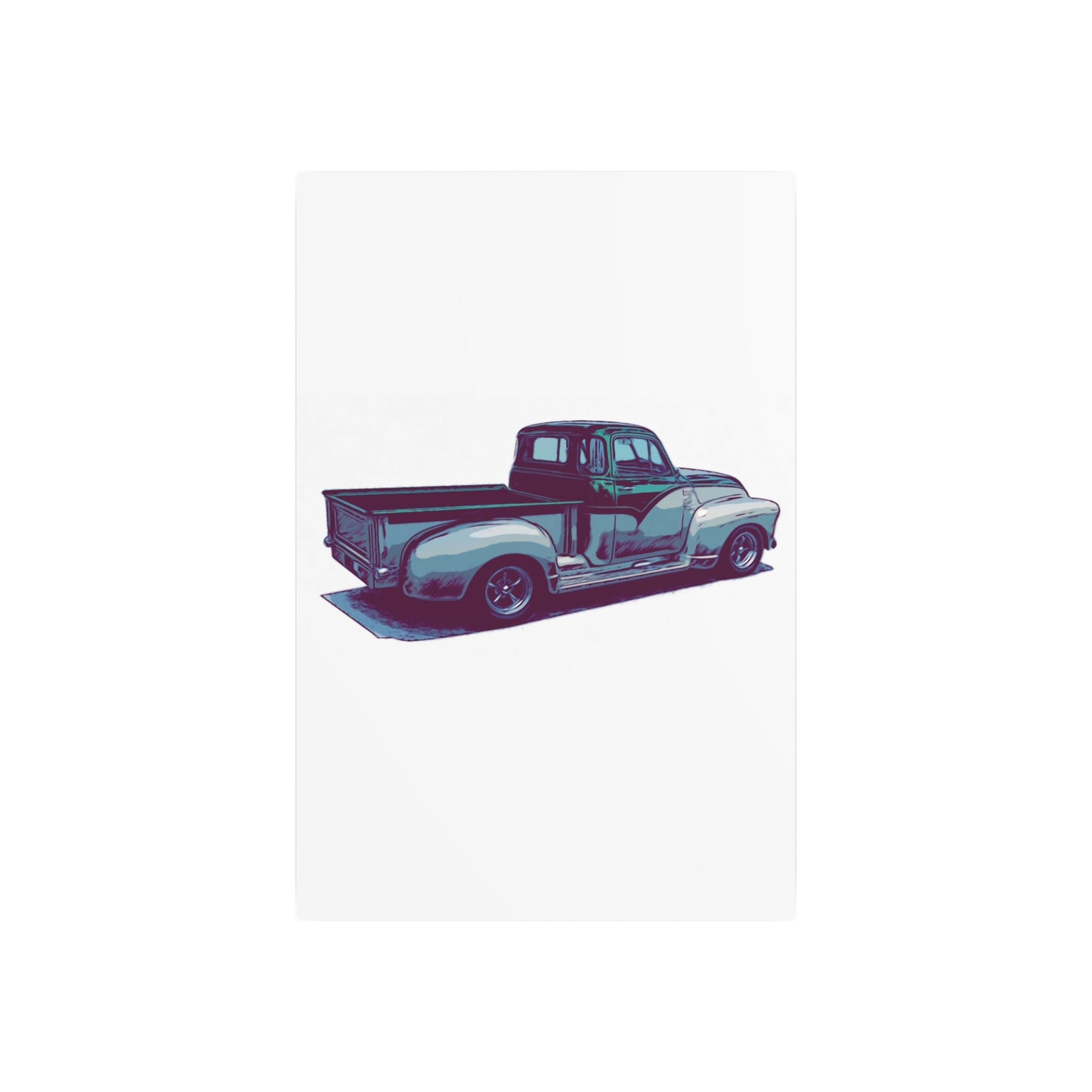 Iron Hauler ’52 – Vintage Pickup Comic Car Wall Art