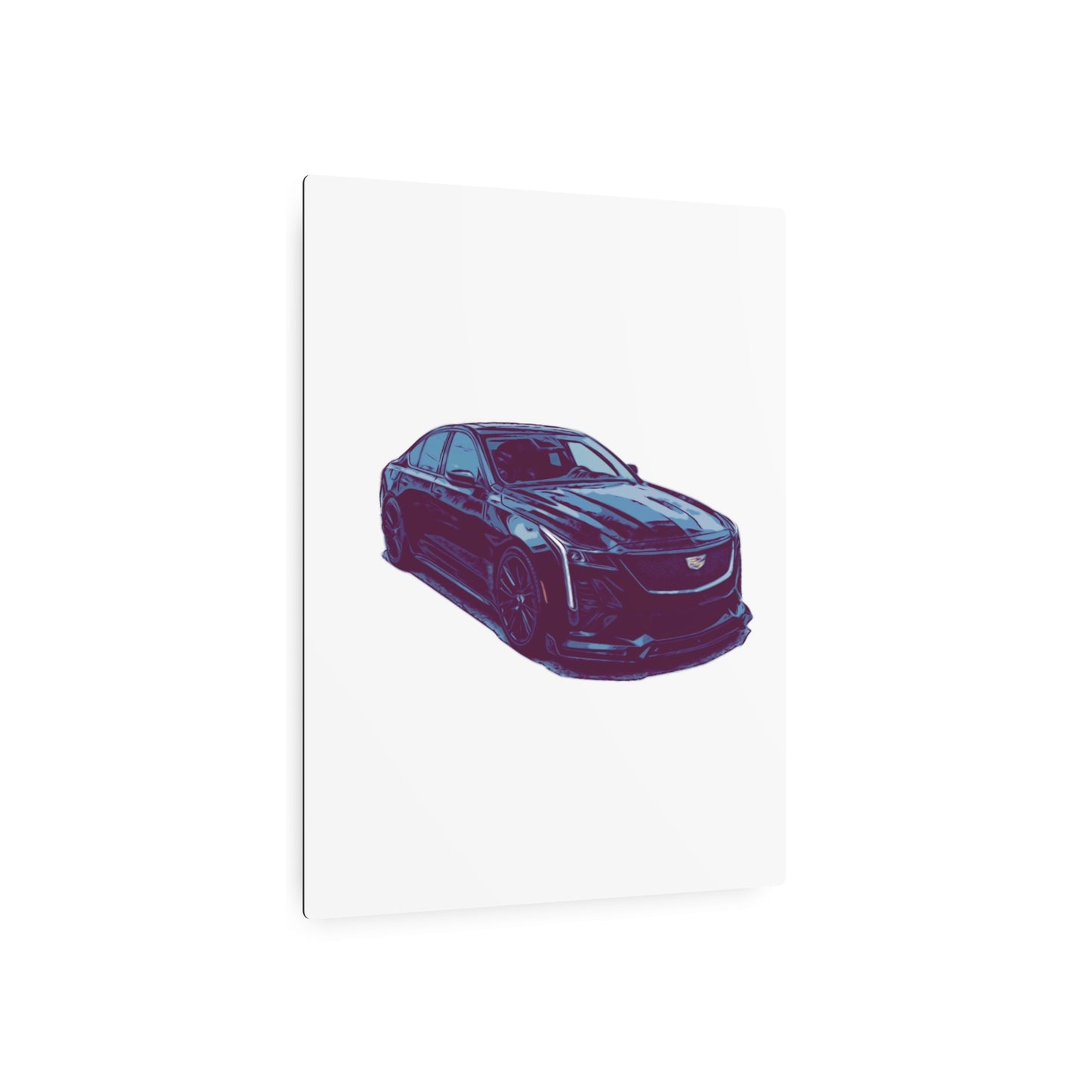 Midnight Precision – Luxury Performance Sedan Comic Wall Art