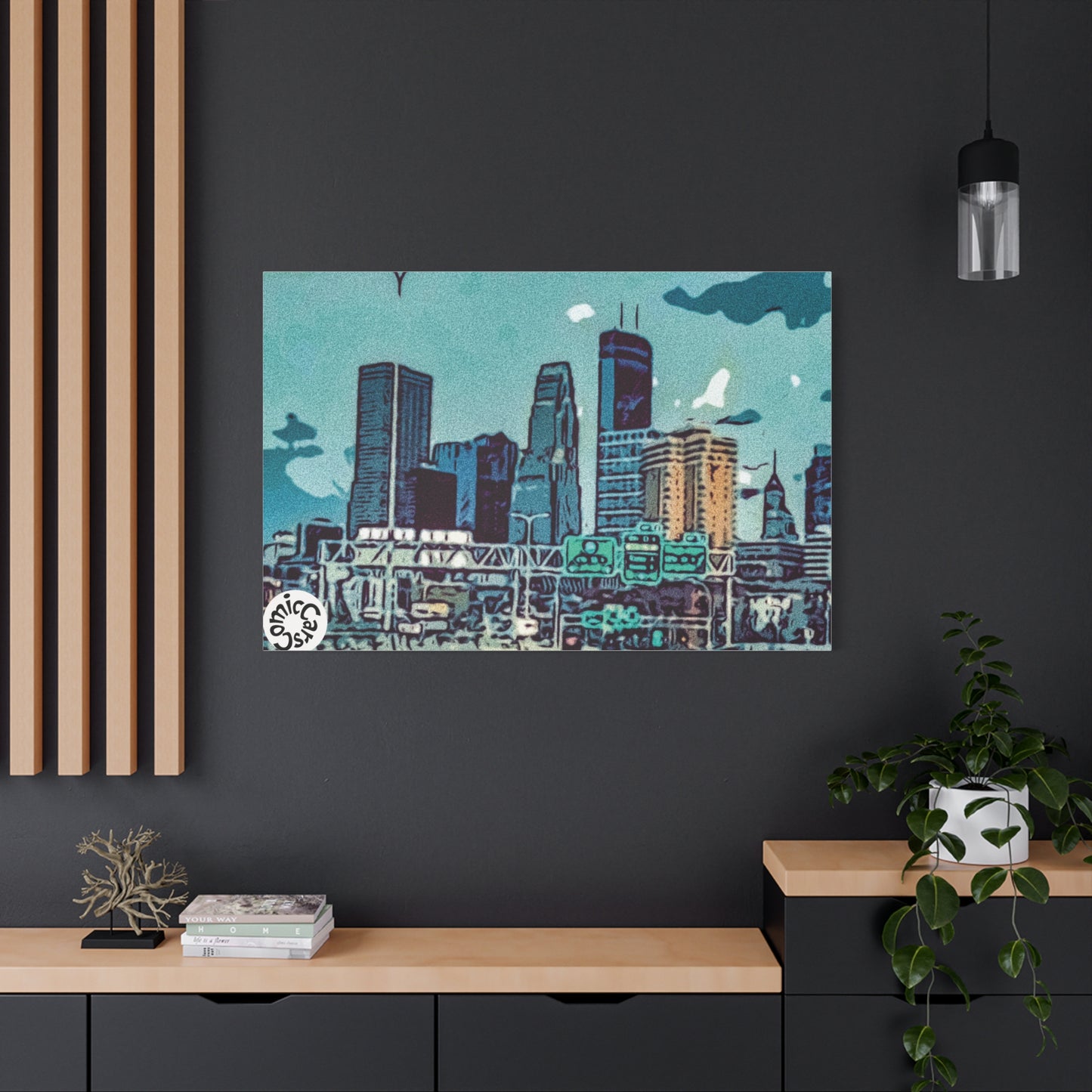 Minneapolis Cruises City Matte Canvas Wall Art