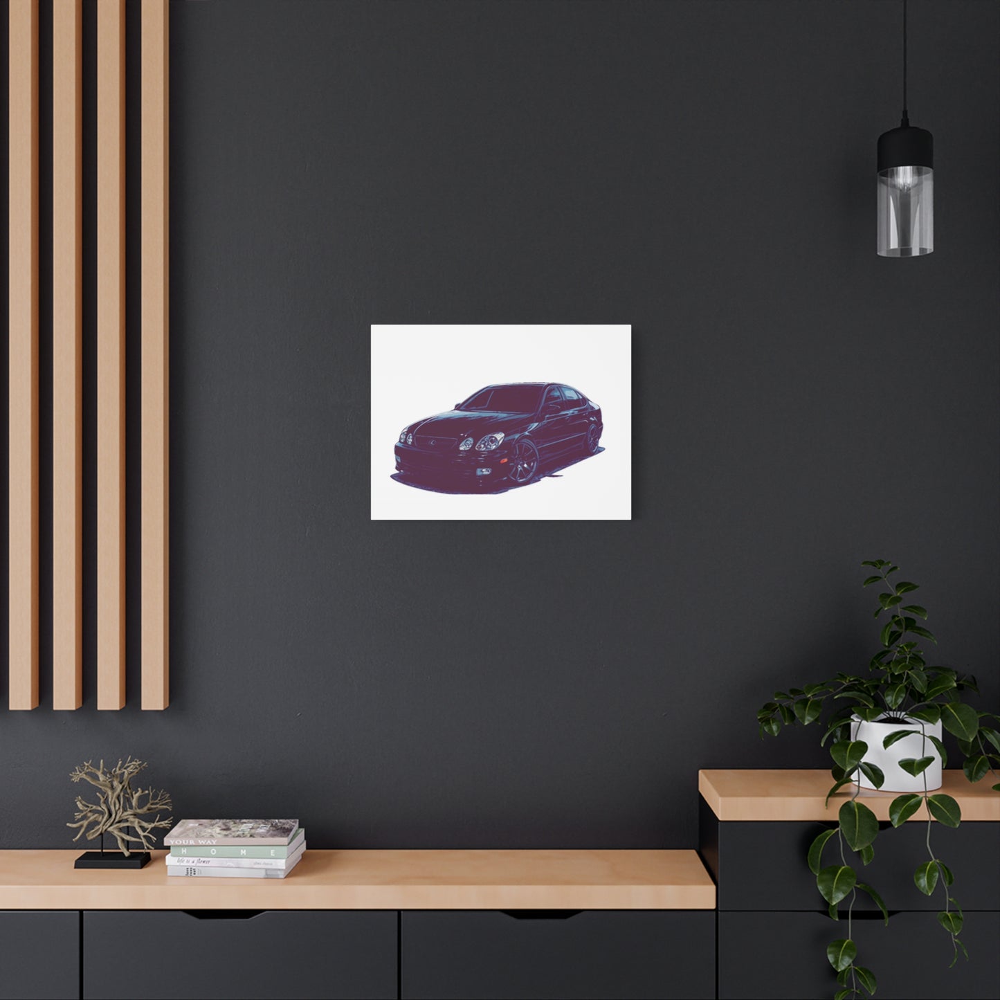 Shadowline Velocity – Luxury Sport Sedan Comic Wall Art