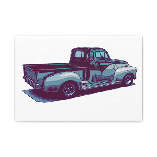 Iron Hauler ’52 – Vintage Pickup Comic Car Wall Art