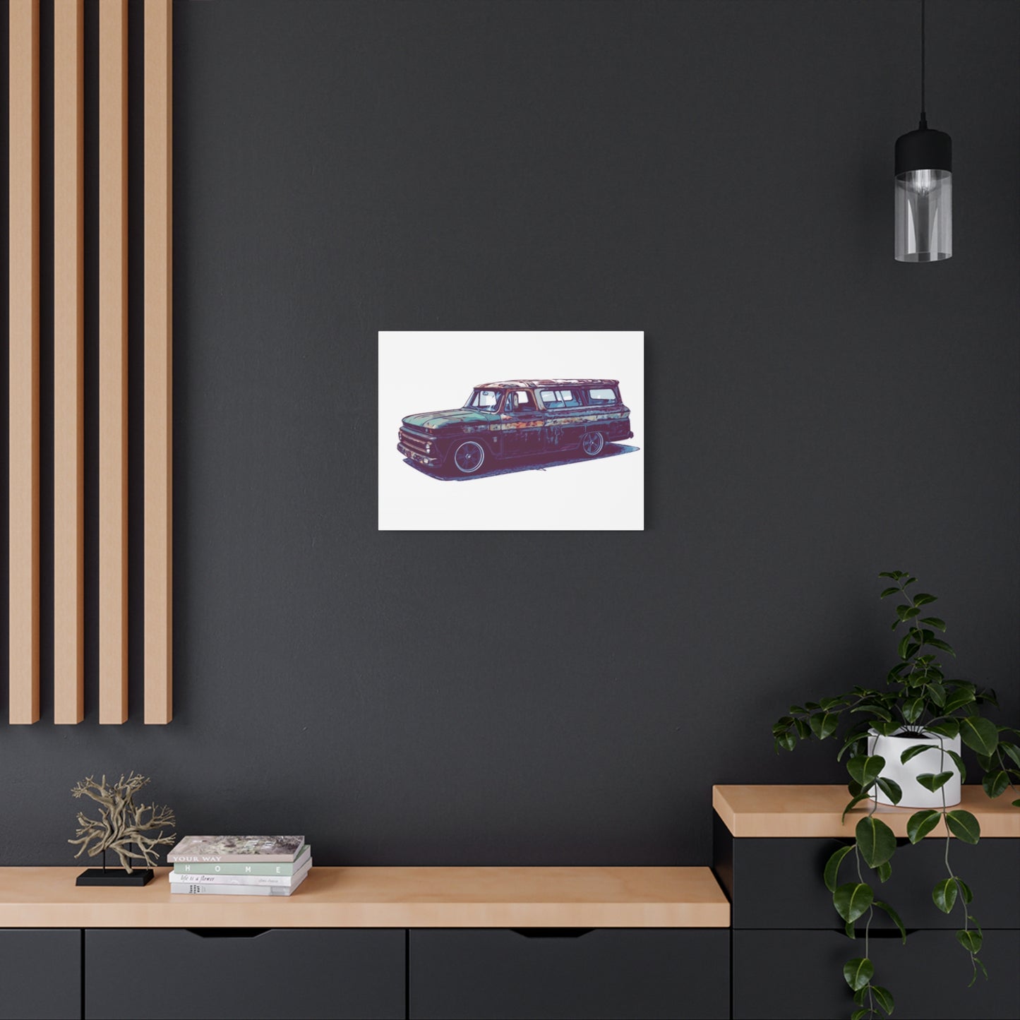 Rustline Voyager – Patina Classic Suburban Comic Wall Art