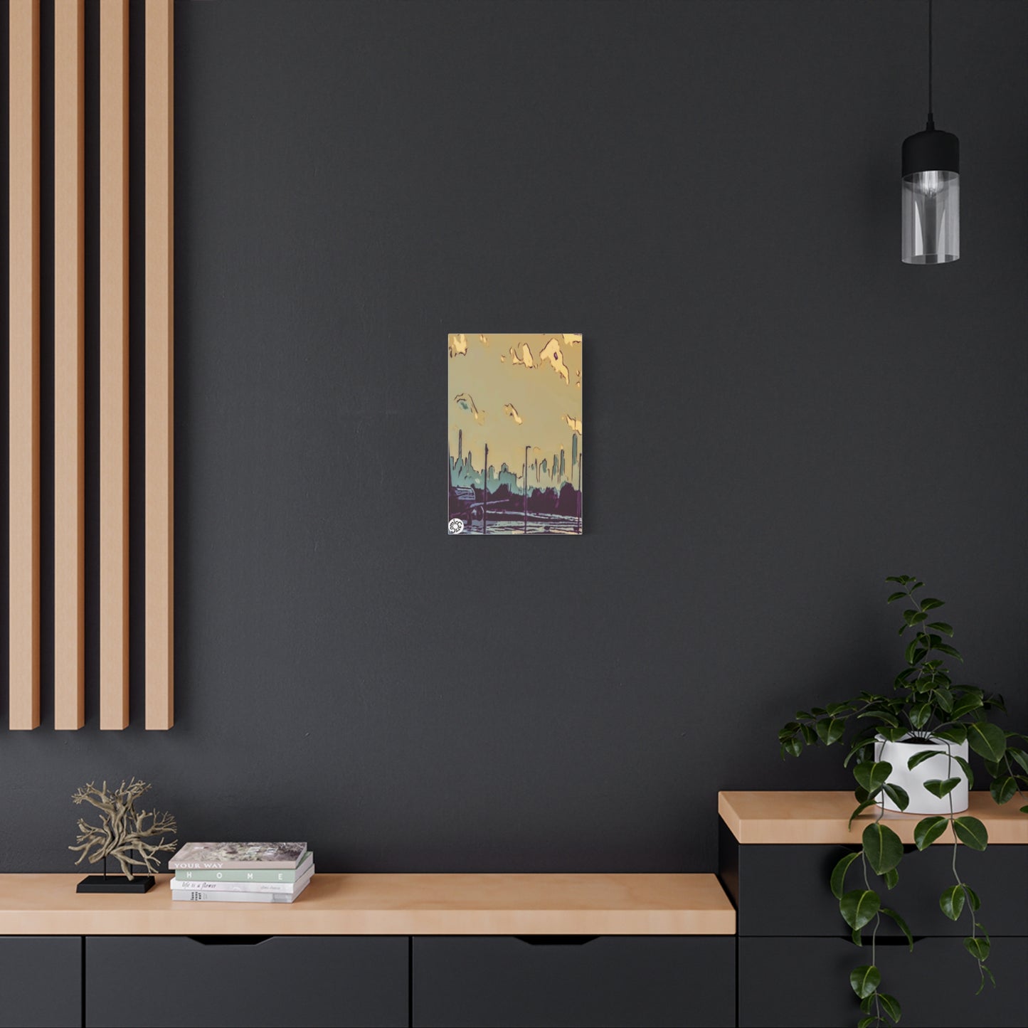 New York City JFK Airport Matte Canvas Wall Art Urban Home Decor