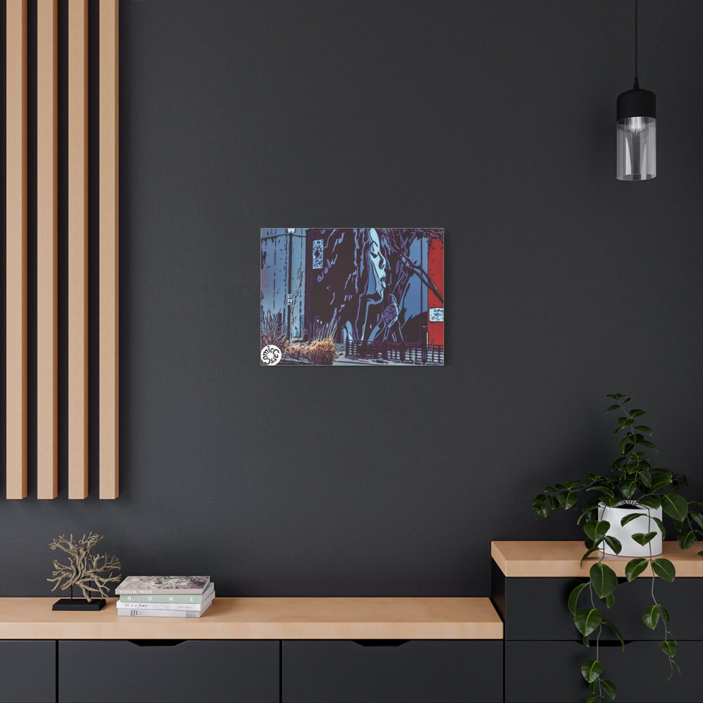 Sioux Falls Street Art Matte Canvas Wall Art Urban Home Decor