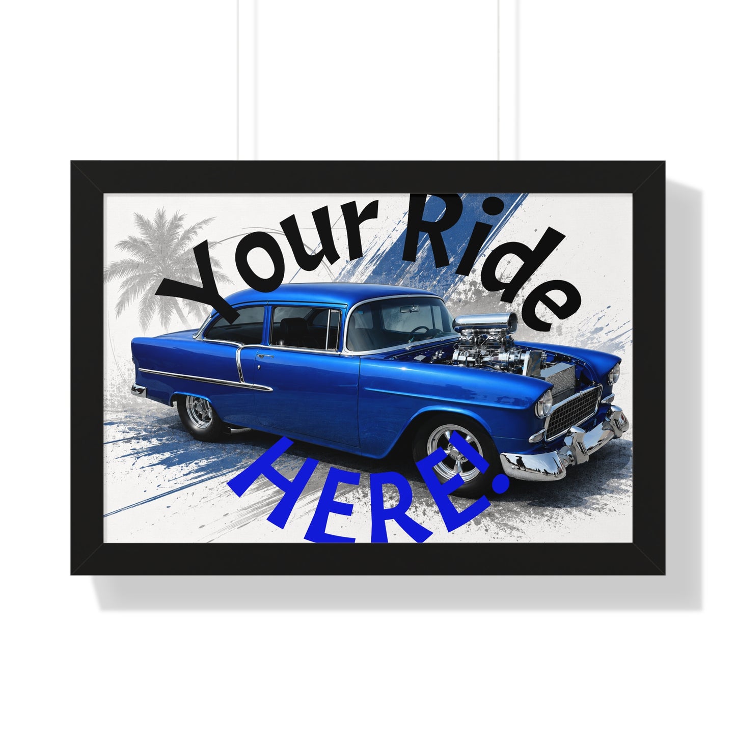 Comic My Ride - Framed Horizontal Poster