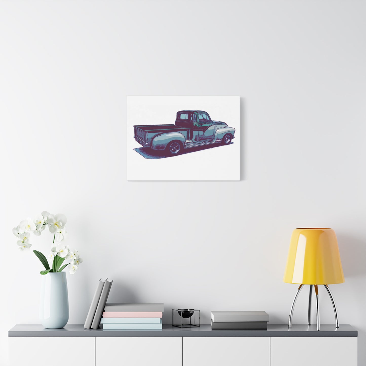 Iron Hauler ’52 – Vintage Pickup Comic Car Wall Art