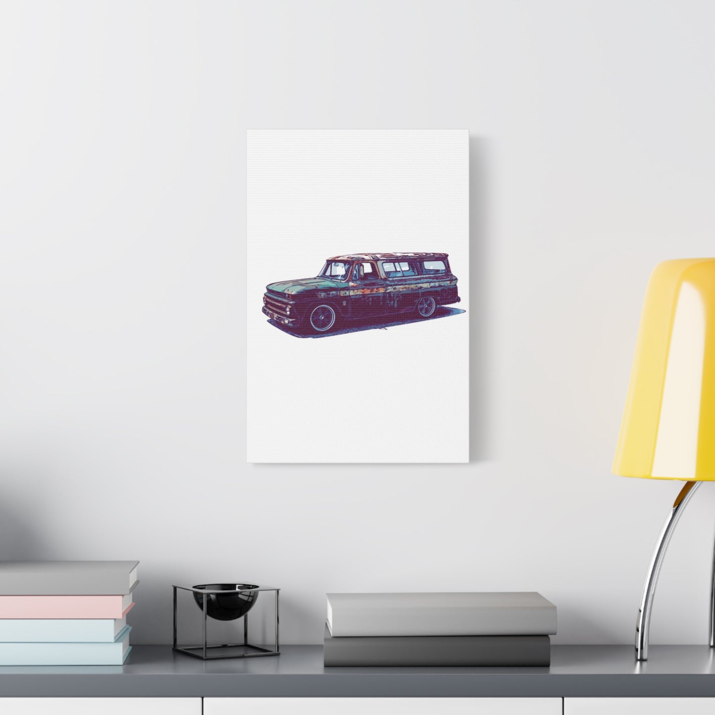 Rustline Voyager – Patina Classic Suburban Comic Wall Art