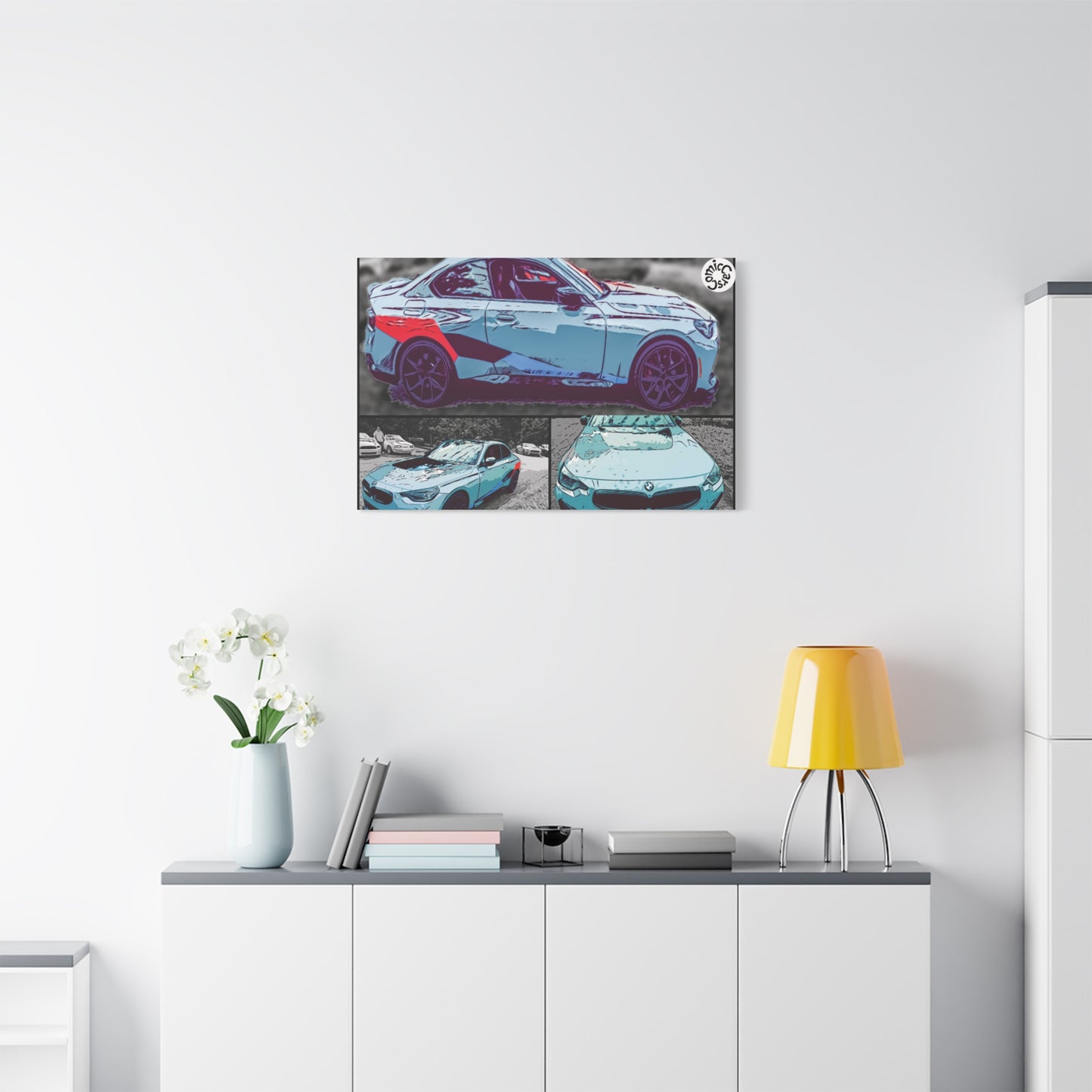 Canvas Print German Sports Car Matte Wall Art Decor