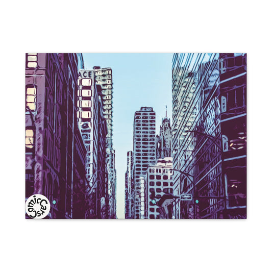 Chi-Town Cruises Matte Canvas Wall Art Urban Decor for Home and Office
