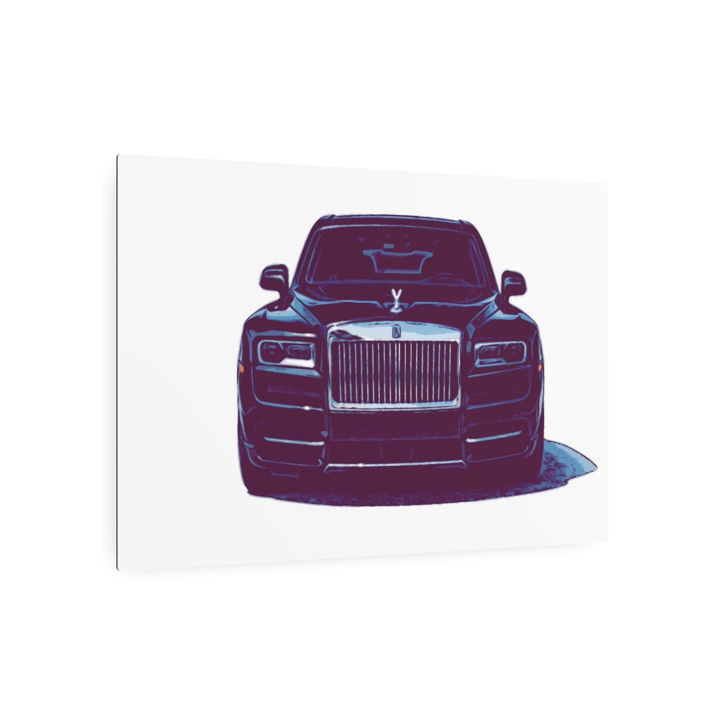 Silent Authority – Luxury Sedan Comic Wall Art