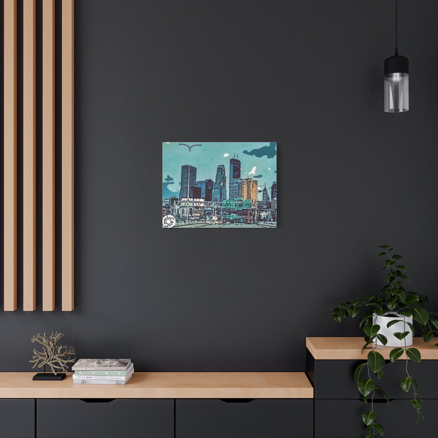 Minneapolis Cruises City Matte Canvas Wall Art