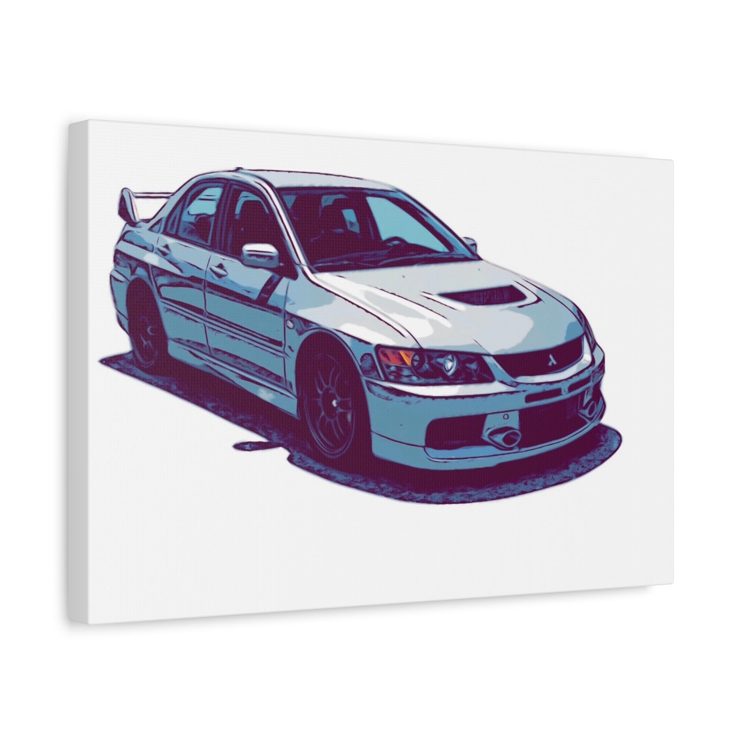 Rally Bloodline – Turbo Performance Sedan Comic Car Wall Art