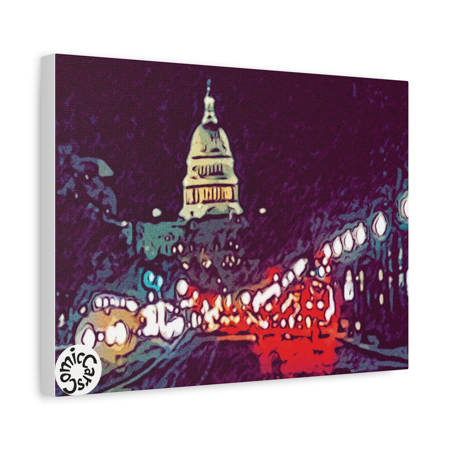Washington DC Cityscape Matte Canvas Wall Art